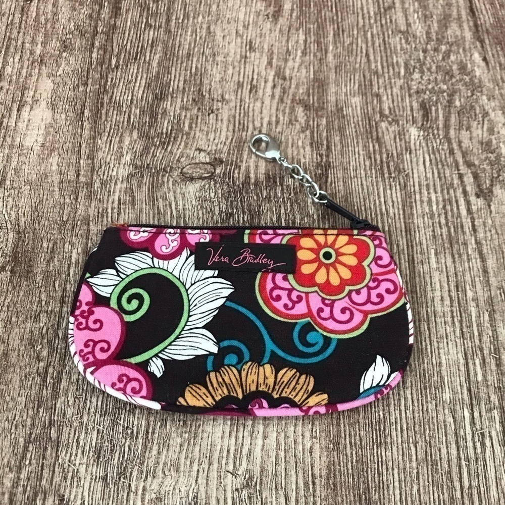 Vera Bradley Mod Floral ID Zipper Coin Pouch